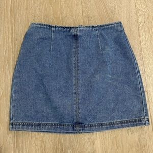 Pacsun jean mini skirt